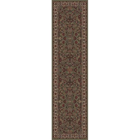 CONCORD GLOBAL 10 ft. 11 in. x 15 ft. Persian Classics Kashan - Green 2025T
